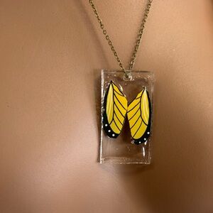 Handmade resin necklace